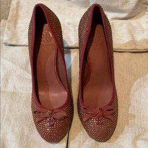 Tory Burch Rhinestone Pumps Size 7.5